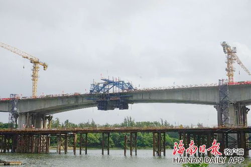 海口南渡江大桥主体工程完成